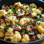 Garlic Cauliflower Mushroom Skillet: Quick & Delicious Dish