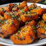 Honey Chili Smashed Sweet Potatoes