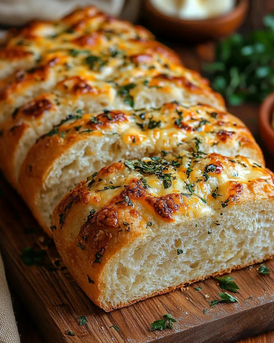 Italian Herbs and Cheese Bread