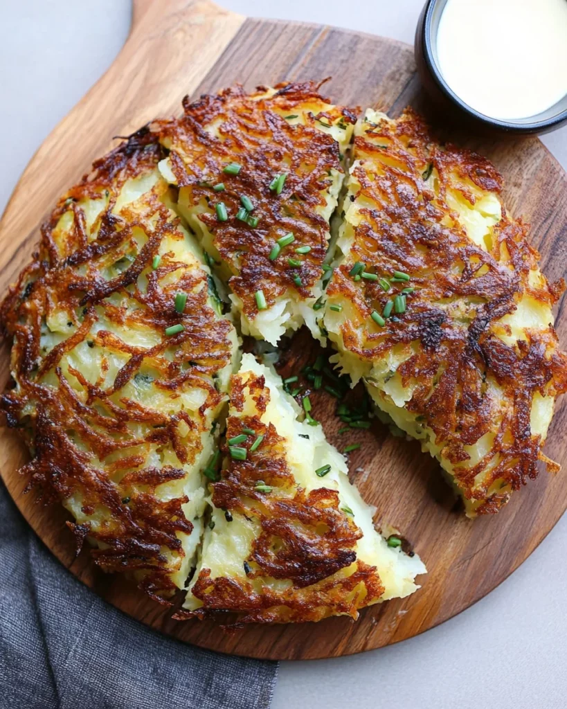 Jarlsberg-stuffed Potato Rösti