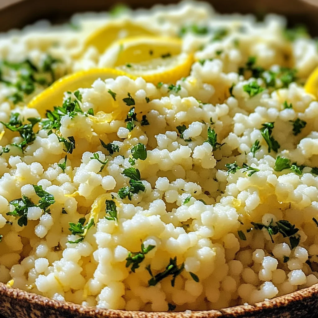 Lemon Parmesan Couscous