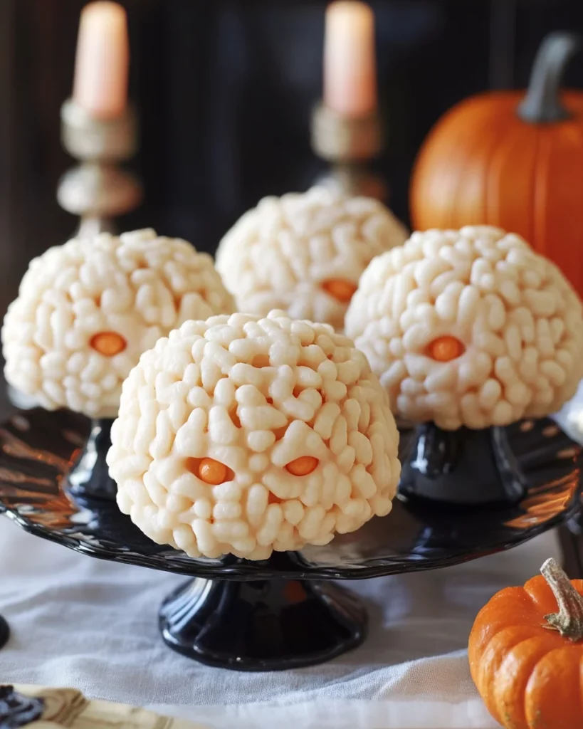 Marshmallow Rice Bubbles Halloween Brains