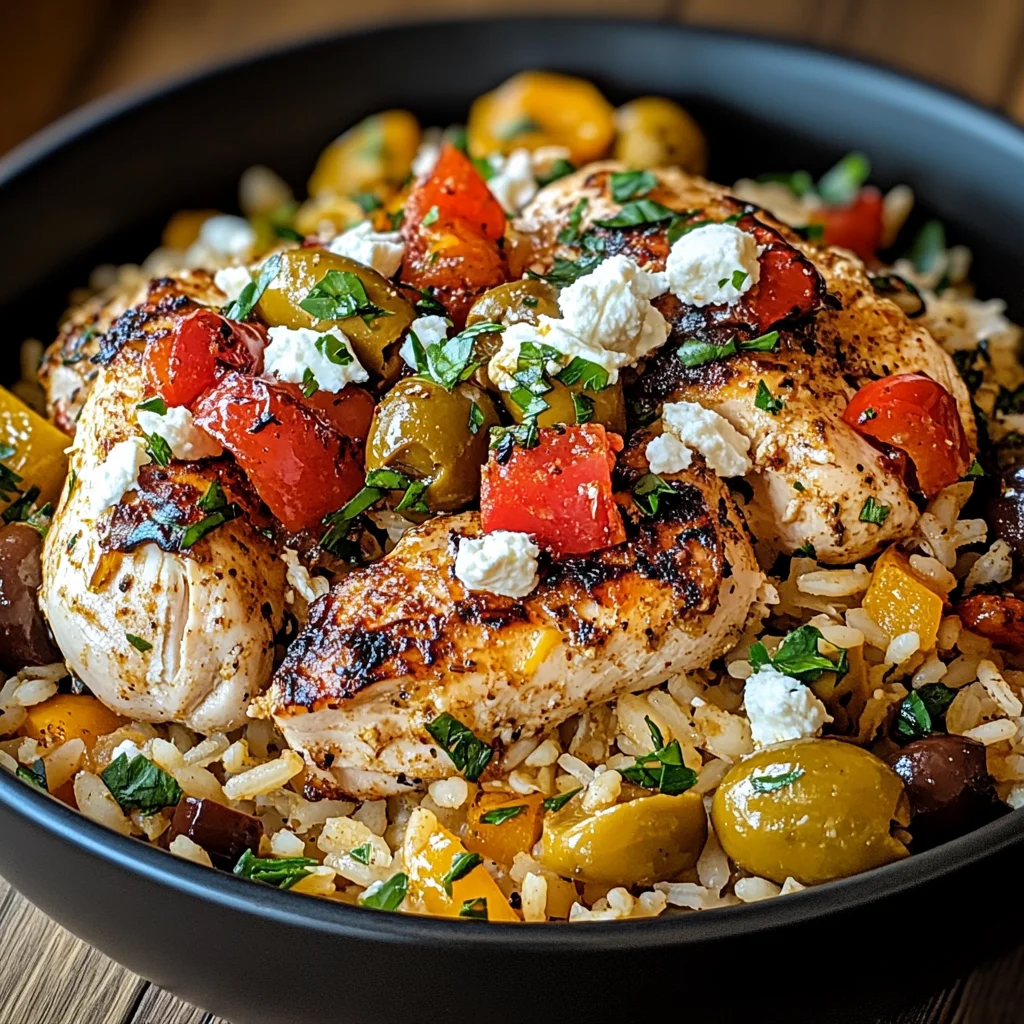 Mediterranean Chicken and Rice