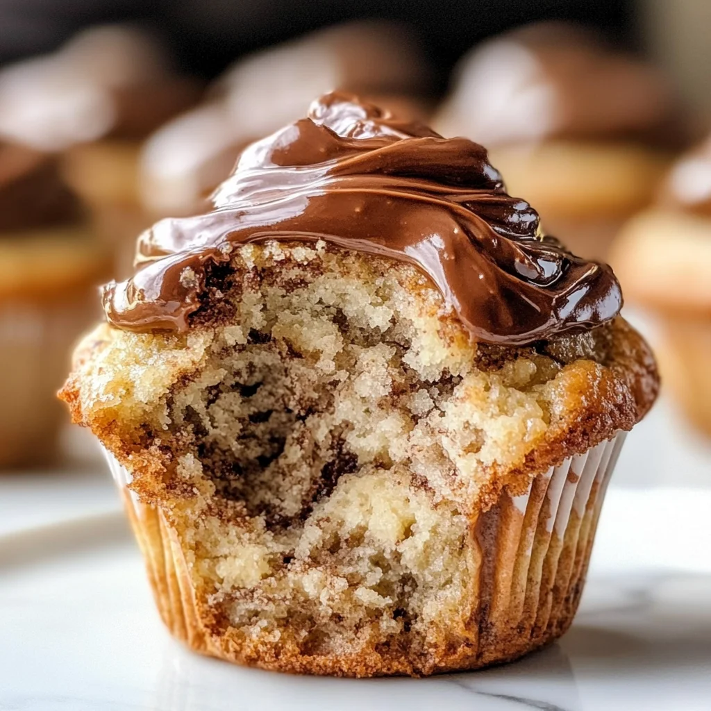Nutella Banana Muffins