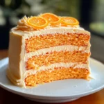 Orange Velvet Cake with Orange Cream Cheese Frosting