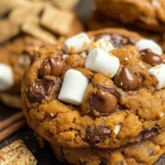 Pumpkin S'mores Cookies