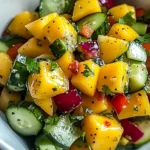 Refreshing Mango Cucumber Salad