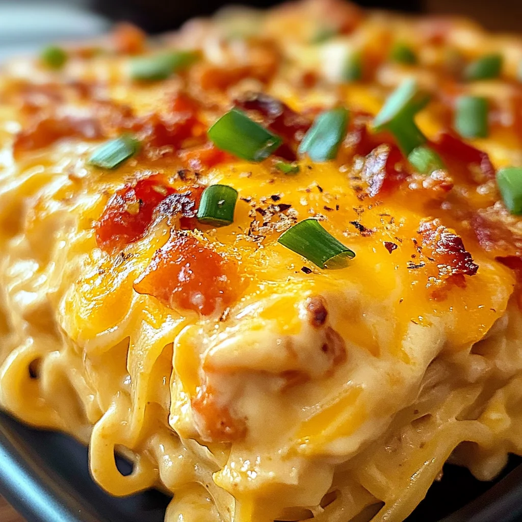 Spicy Southern Cheesy Chicken Spaghetti Casserole
