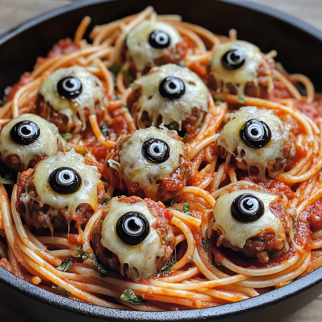 Spooky Spaghetti & Eyeballs
