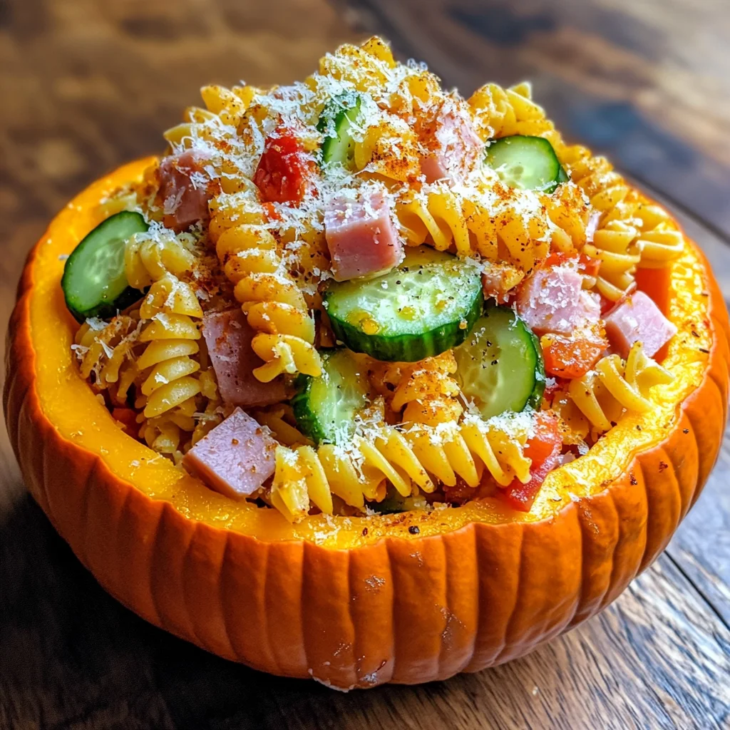 UpChuckin' Pumpkin Loaded Pasta Salad