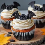 Vegan Oreo Bat Cupcakes