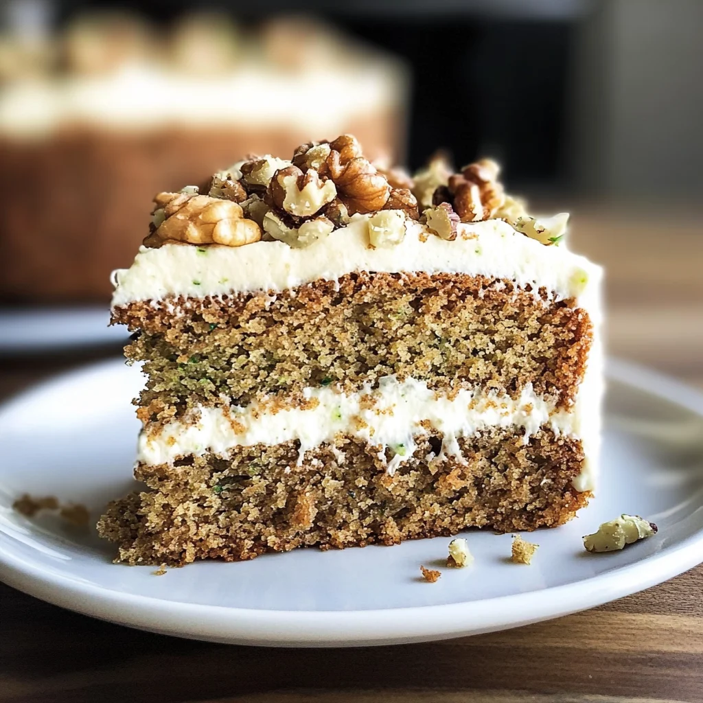 Zucchini Spice Cake With Cream Cheese Frosting