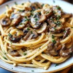 Brown Butter Mushroom Pasta