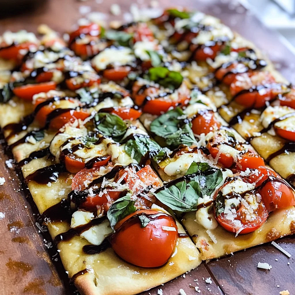 Bruschetta Flatbread Pizza Naan