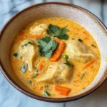 Coconut Curry Soup with Dumplings