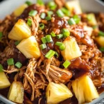 Crockpot Pineapple BBQ Chicken