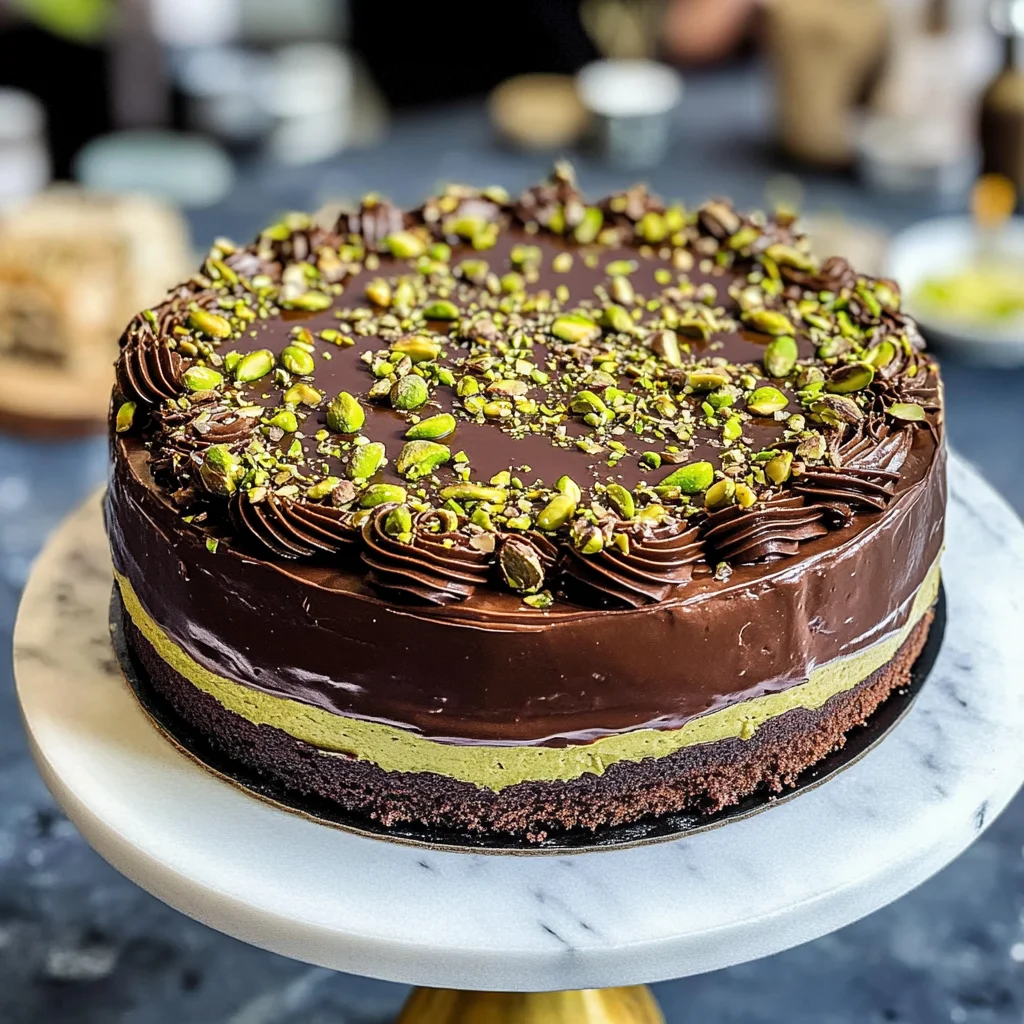 Dubai Chocolate Cake