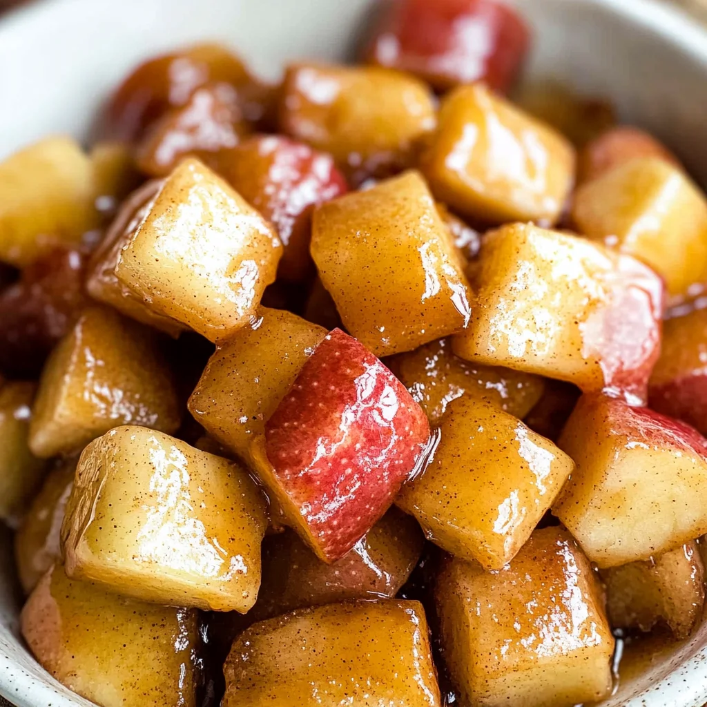 Easy Cinnamon Apples Recipe