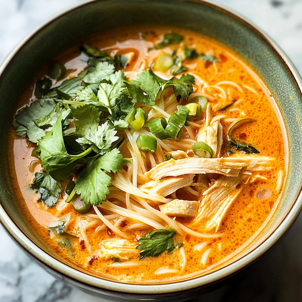 Easy Thai Chicken Curry Soup