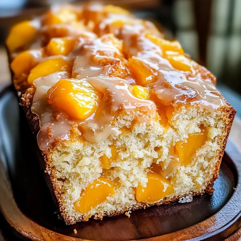 Heavenly Peach Bread