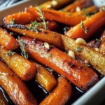 Honey Balsamic Roasted Carrots