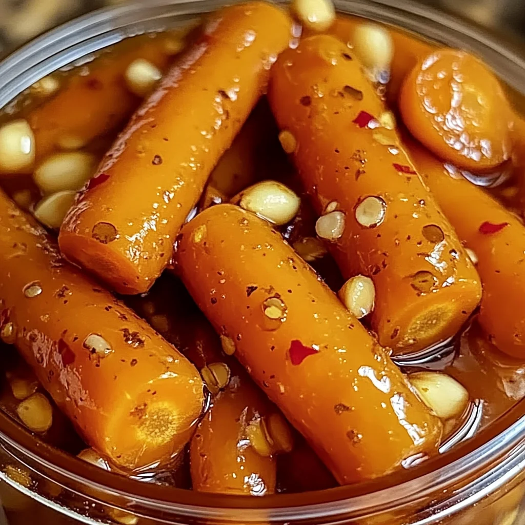 Hot Honey Pickled Carrots: A Sweet and Spicy Delight!