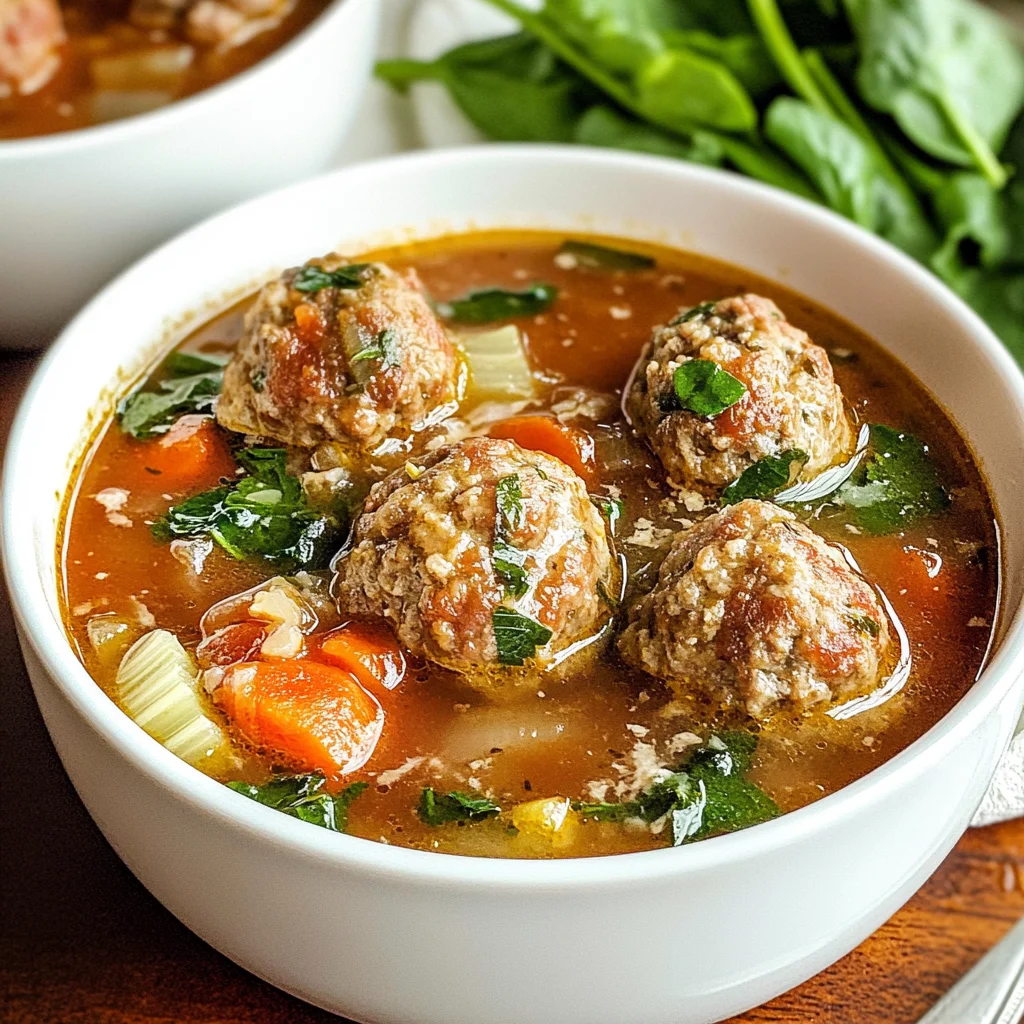 Italian Meatball Soup: Comfort in a Bowl