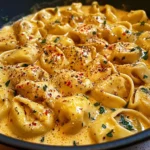 One-Pot Spicy Garlic Butter Chicken Tortellini