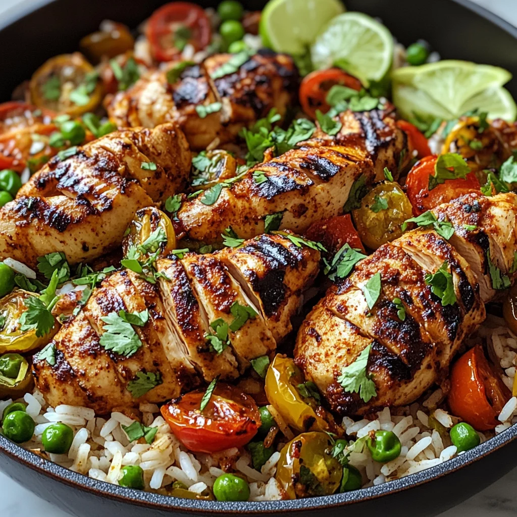 One Pot Shawarma Chicken And Rice Recipe