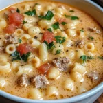 Parmesan Italian Sausage Ditalini Soup