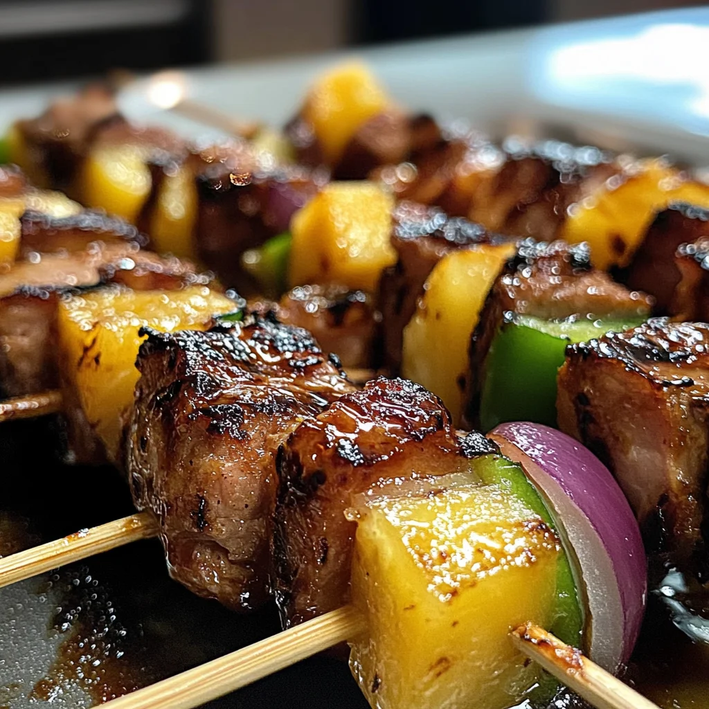 Pineapple BBQ Pork Skewers: A 15-Minute Grilling Dream