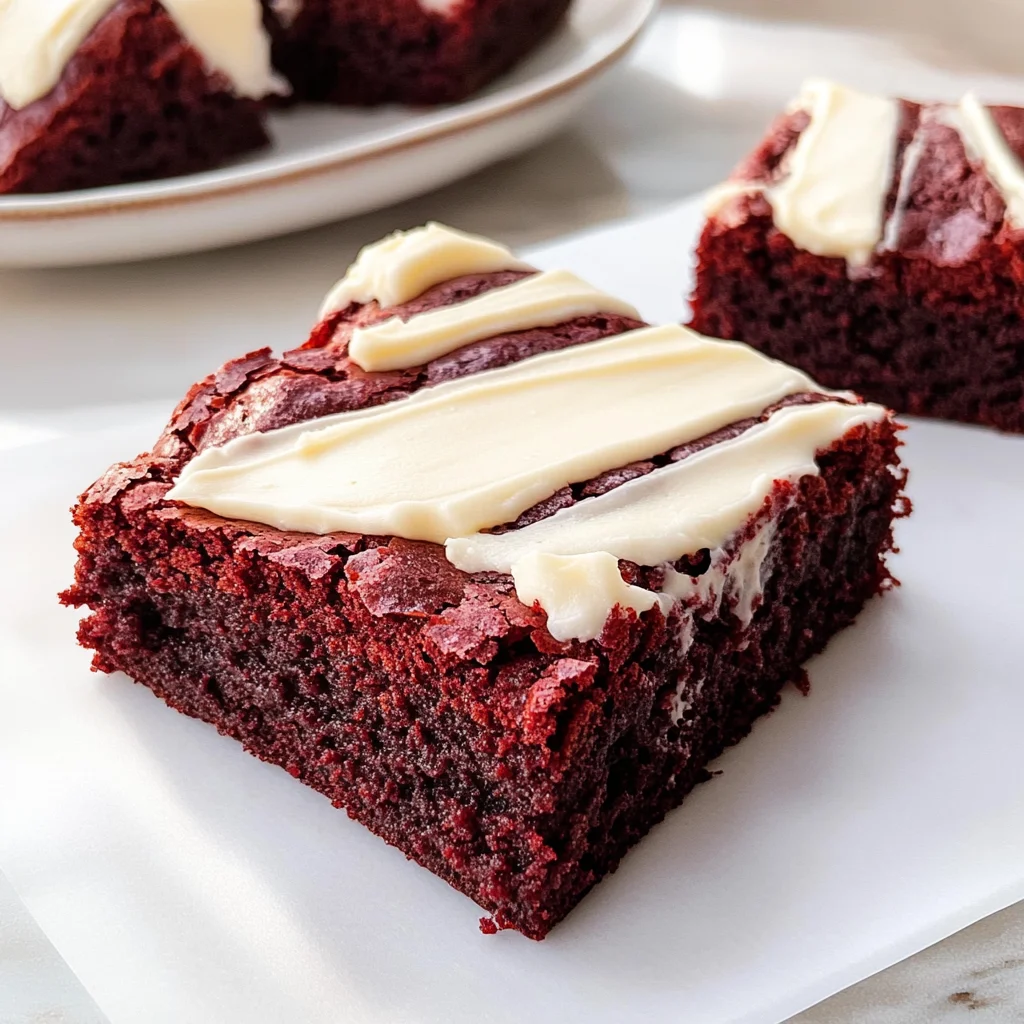 Red Velvet Brownies