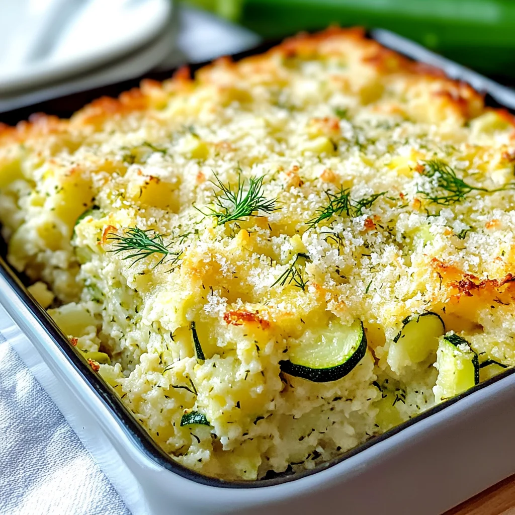 Simple Zucchini Dill Casserole - theamazingfood
