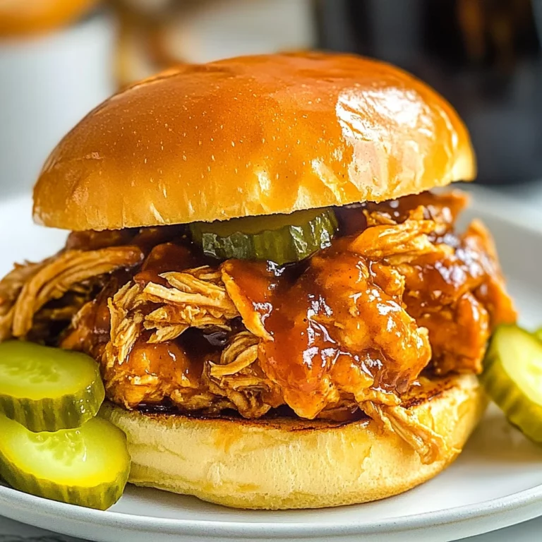Slow Cooker Hot Honey Chicken Sandwiches