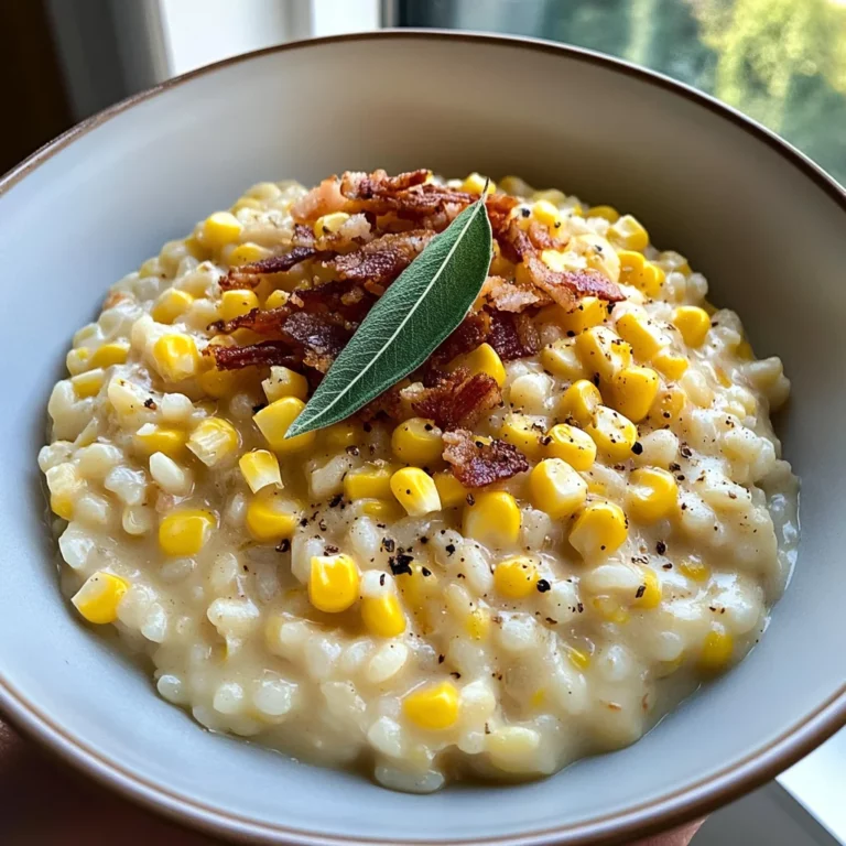 Sweet Corn Risotto