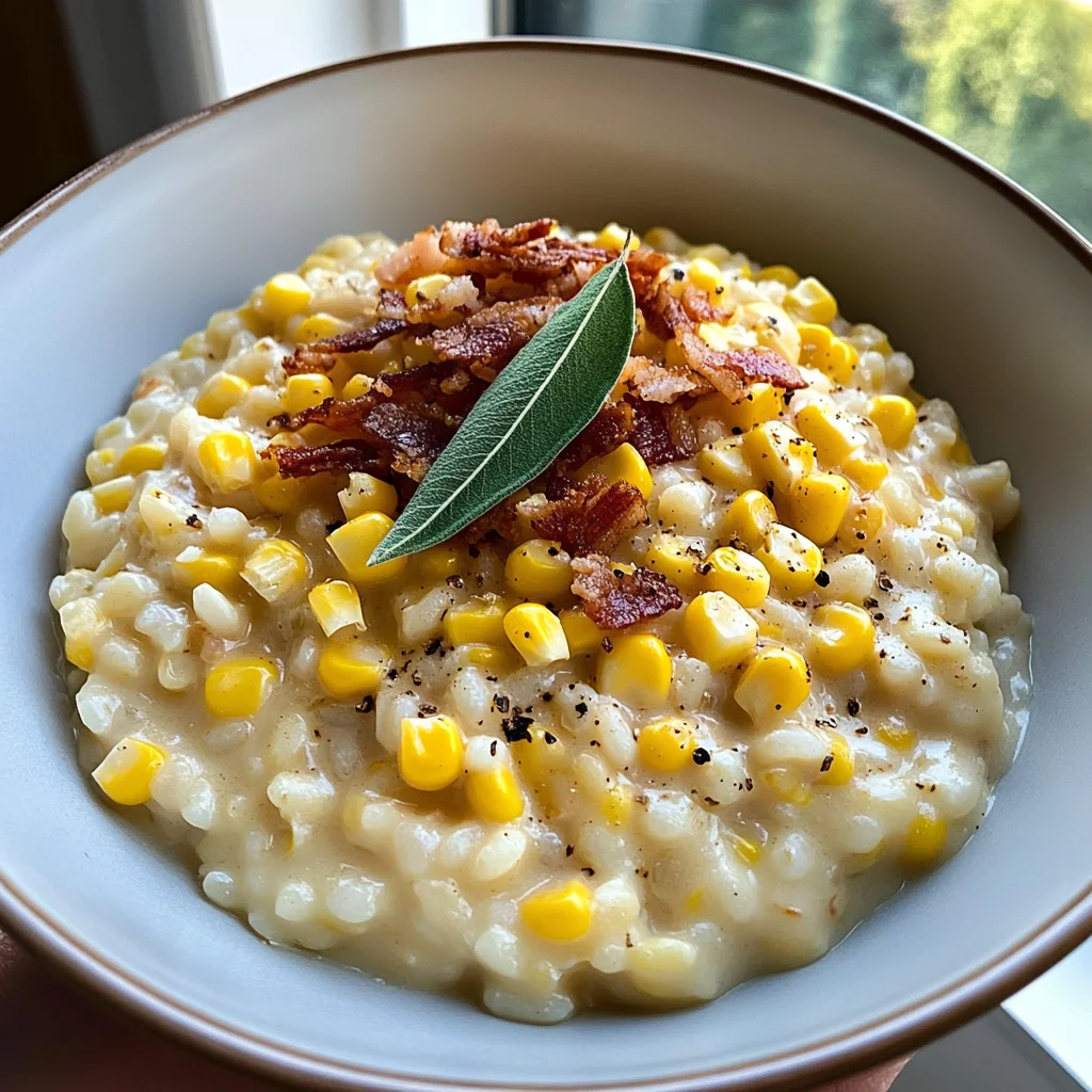 Sweet Corn Risotto