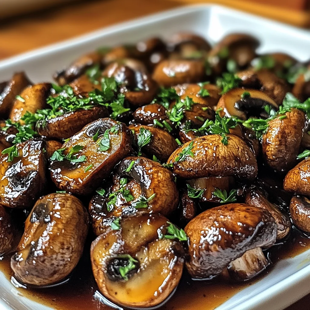 Balsamic Roasted Mushrooms