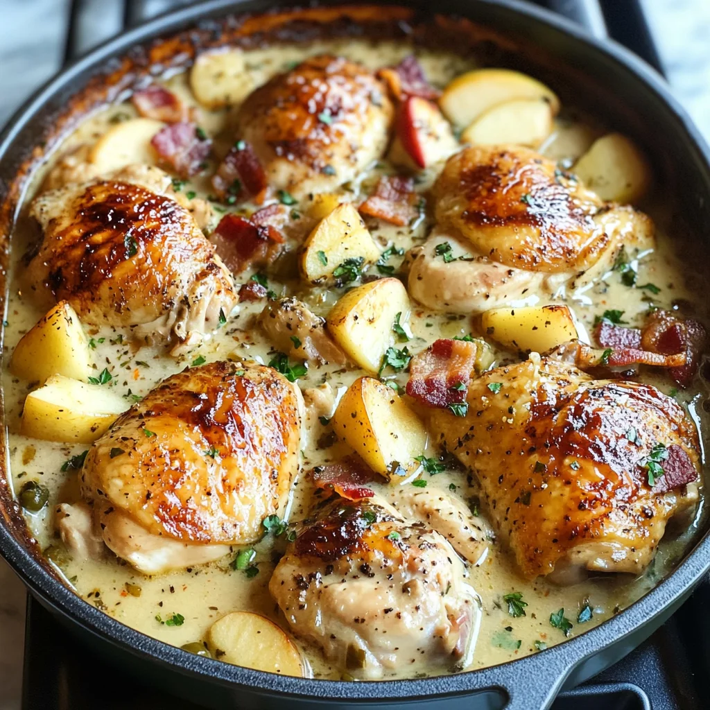 French Chicken Casserole a la Normande