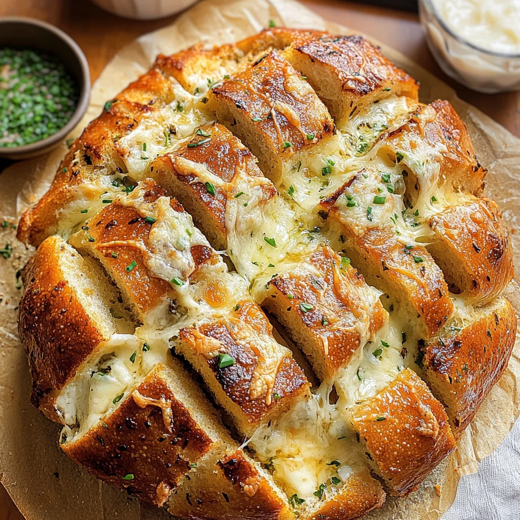 Pull Apart Garlic Bread Recipe