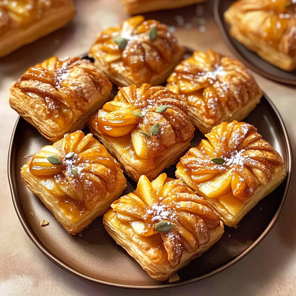 Vegan Caramel Apple Pastries