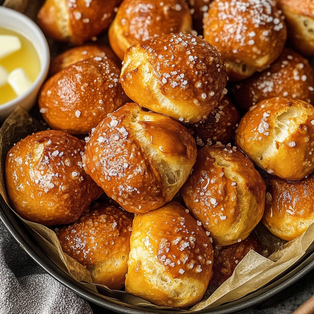 10 Minute Fluffy Air Fryer Pretzel Bites