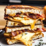 Apple Bacon and Cheddar Grilled Cheese