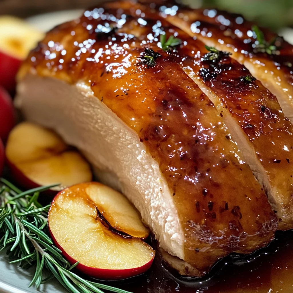 Apple Cider Glazed Turkey Breast