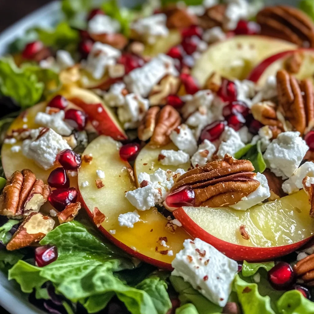 Autumn Harvest Honeycrisp Apple and Feta Salad