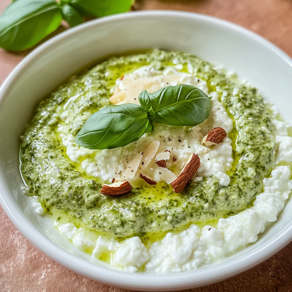 Best Cottage Cheese Pesto