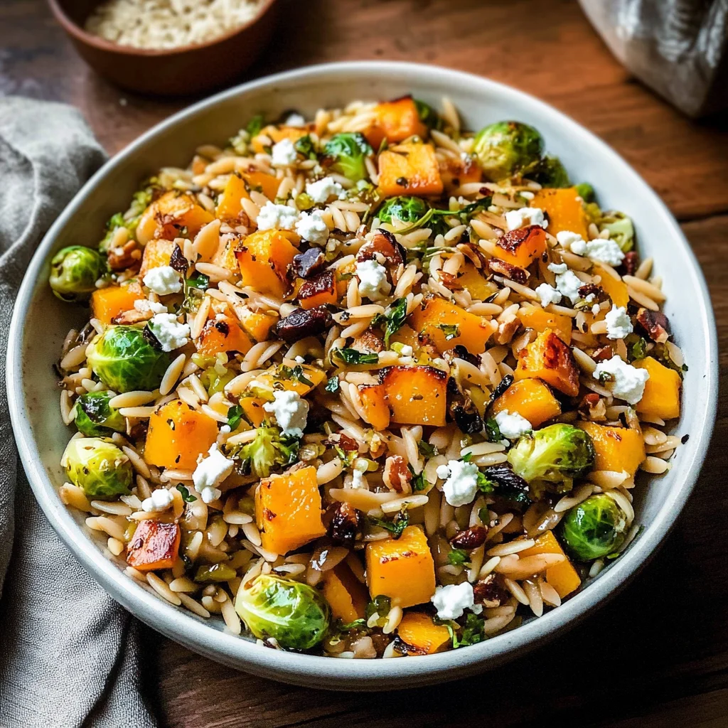 Best Fall Harvest Orzo Salad