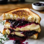 Blackberry Balsamic and Brie Grilled Cheese