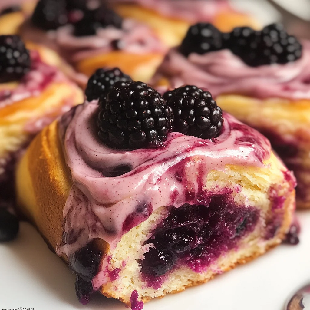 Blackberry Cinnamon Rolls