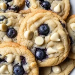 Blueberry White Chocolate Chip Cookies