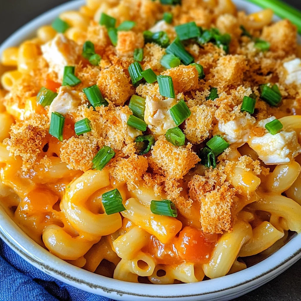 Buffalo Chicken Mac and Cheese